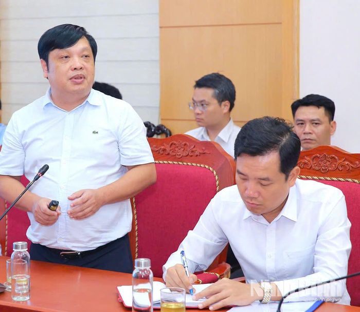 Đại diện đơn vị tư vấn phát biểu tại Hội nghị.