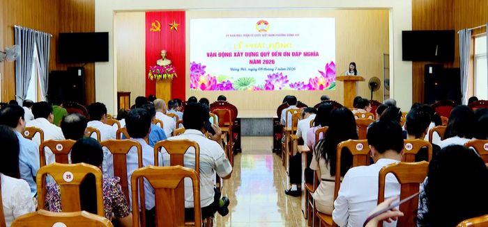 Quang cảnh buổi lễ - Ảnh: P.V