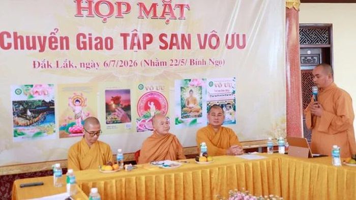 Đại đức Thích Minh Giáo phát biểu