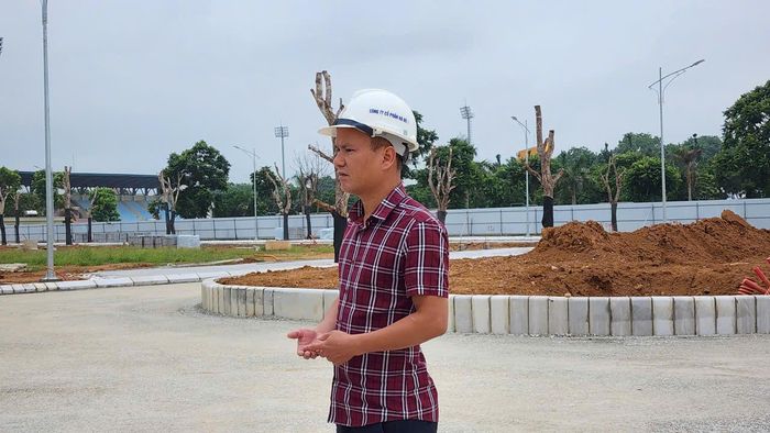 Ông Nguyễn Xuân Thủy, cán bộ Công ty Cổ phần Đô thị Dragoncity phụ trách dự án.