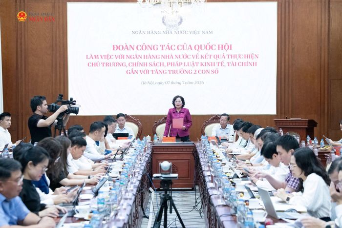 Phó Chủ tịch Nguyễn Thị Hồng phát biểu tại cuộc làm việc