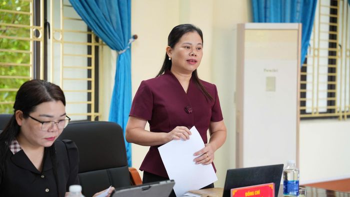 Các đại biểu phát biểu tại buổi làm việc. Ảnh: Vân Đoan