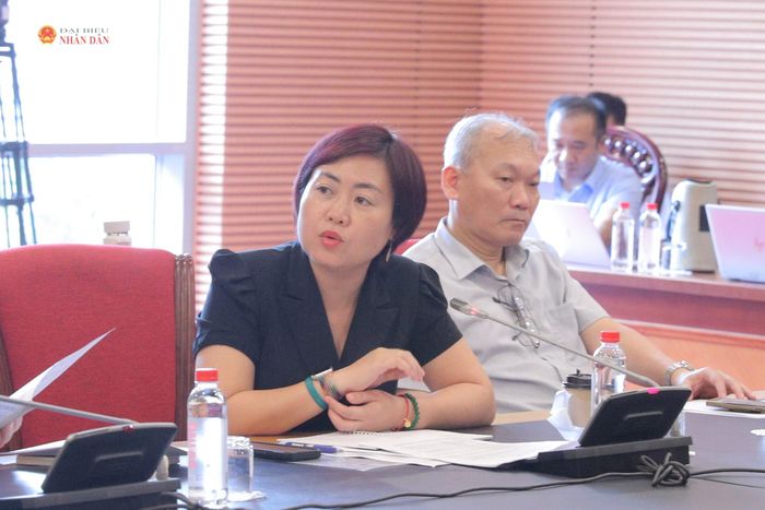 Đại diện Hội đồng Kinh doanh Hoa Kỳ - ASEAN (USABC) Bùi Thị Việt Lâm phát biểu