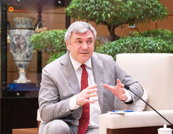 Phó Chủ tịch Ủy ban đối ngoại thành phố Saint Petersburg, Liên bang Nga Kalganov Vyacheslav Gennadievic phát biểu