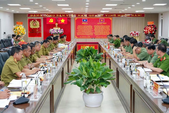 Hội đàm giữa Công an TP Huế với Công an 2 tỉnh Salavan và Sekong được tổ chức vào ngày 5/7 vừa qua.