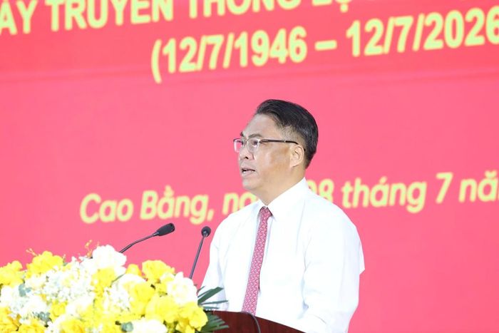 Bí thư Tỉnh ủy, Chủ tịch HĐND tỉnh Phan Thăng An phát biểu tại Lễ kỷ niệm.