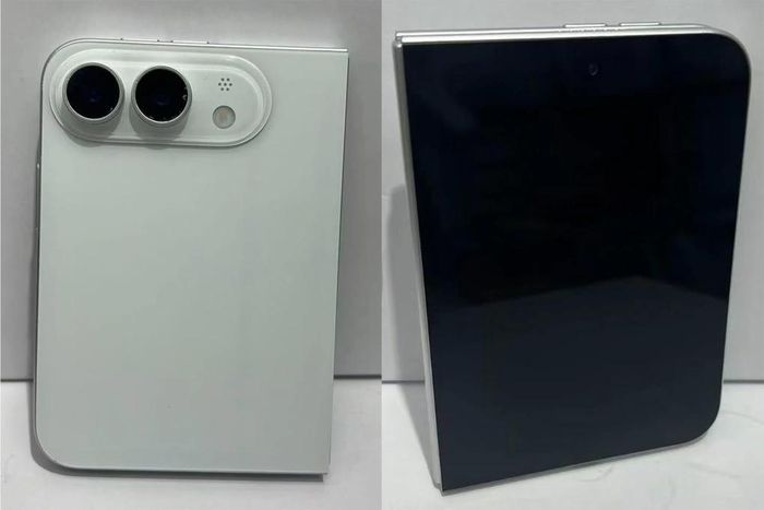 Mô hình iPhone màn hình gập. Ảnh: PhoneArena.