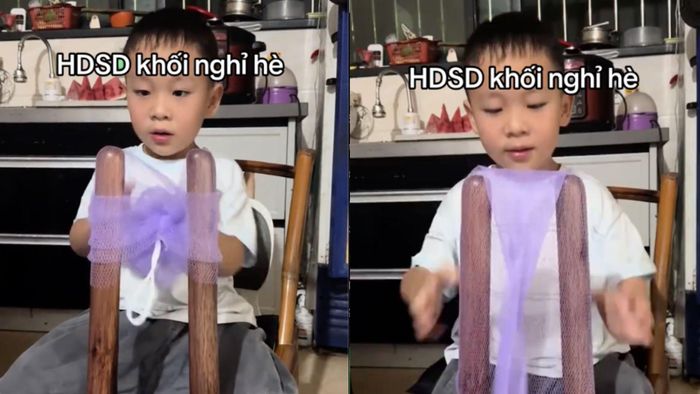 Dân mạng liền xin bí kíp để có “khối nghỉ hè” chăm ngoan như vậy. (Ảnh chụp màn hình)