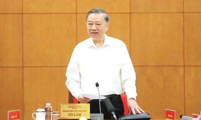 Tổng Bí thư, Chủ tịch nước Tô Lâm. (Ảnh: Cổng TTĐT Đảng Cộng sản)