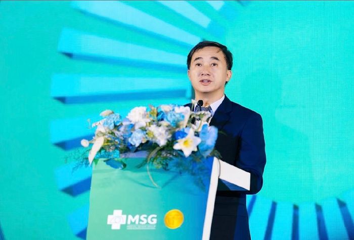 Thứ trưởng Bộ Y tế Trần Văn Thuấn phát biểu. Ảnh: BTC