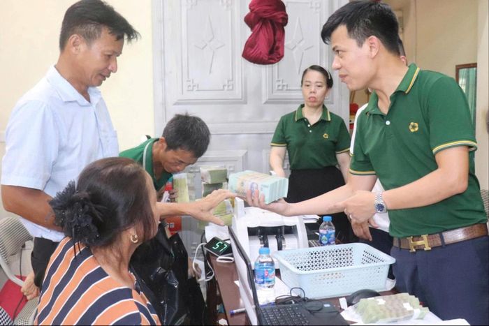 Sau 1 tháng cao điểm, xã Hồng Vân đã hoàn thành việc chi trả kinh phí GPMB dự án Khu đô thị thể thao quốc tế Hà Nội. Ảnh: Vũ Hậu.