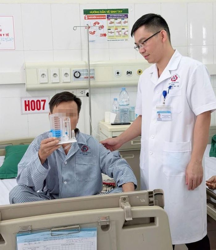Người bệnh hồi phục tốt sau phẫu thuật.