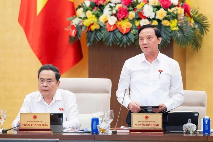 Phó Chủ tịch Quốc hội Nguyễn Khắc Định.