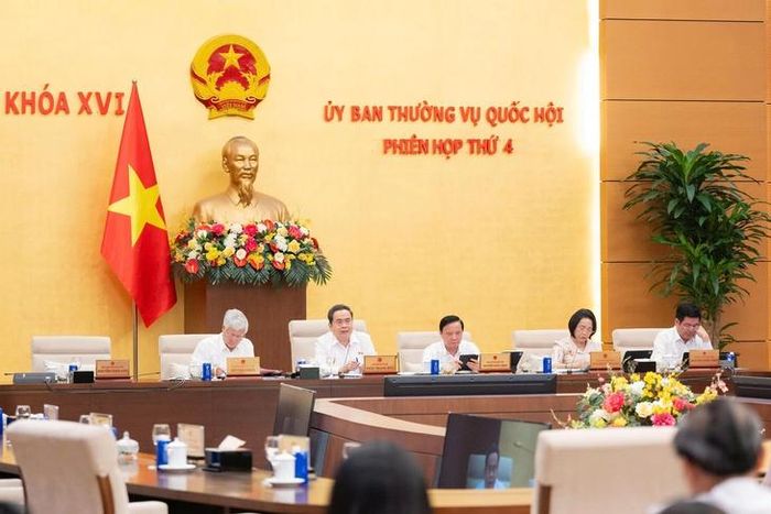 Chủ tịch Quốc hội phát biểu.