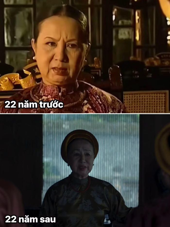 NSƯT Hồng Vân đóng cả hai dự án về Nam Phương Hoàng hậu, cách nhau hơn 2 thập kỷ.