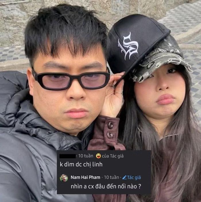 Hồi tháng 4, bài đăng cập nhật ảnh đại diện của Wxrdie nhận "bão haha". Nam rapper còn "hơn thua" với bạn gái khi tlinh được fan khen ngợi. - Ảnh: Nam Hai Pham