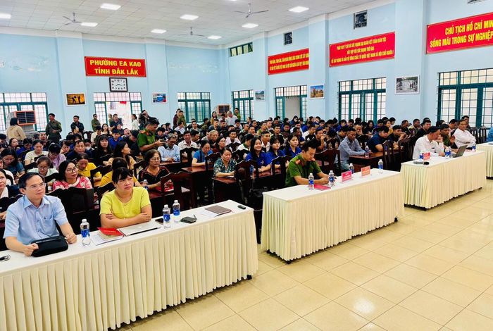 Các đại biểu dự hội nghị. Ảnh: Thanh Nga.