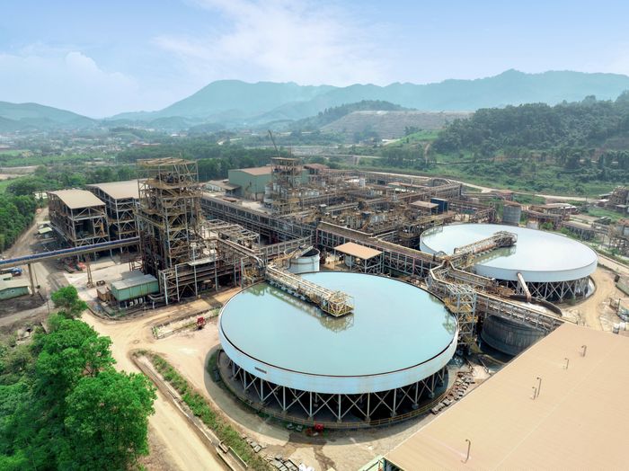 Nhà máy chế biến của Masan High-Tech Materials tại mỏ Núi Pháo. Ảnh: MSR.