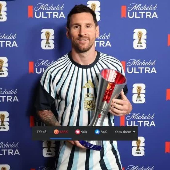 Bài đăng về Messi gây phẫn nộ.