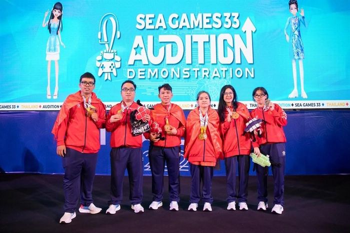 Đội tuyển Esports Audition Việt Nam nhận "cơn mưa" huy chương tại SEA Games 33