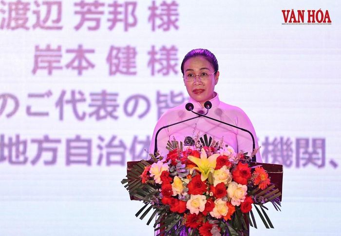 Phó Chủ tịch UBND TP. Đà Nẵng Nguyễn Thị Anh Thi phát biểu tại lễ khai mạc