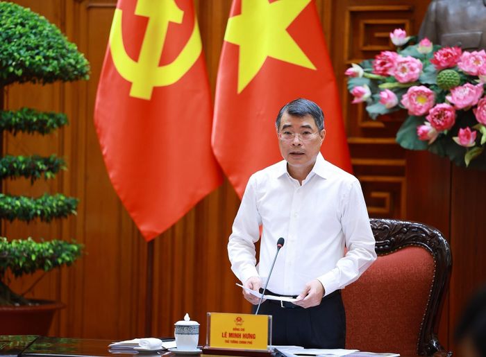 Thủ tướng Lê Minh Hưng, Trưởng Ban chỉ đạo Trung ương thực hiện các Chương trình mục tiêu quốc gia chủ trì Phiên họp thứ nhất. Ảnh: Dương Giang – TTXVN