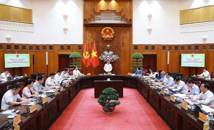Phiên họp thứ nhất Ban chỉ đạo Trung ương thực hiện các Chương trình mục tiêu quốc gia. Ảnh: Dương Giang – TTXVN