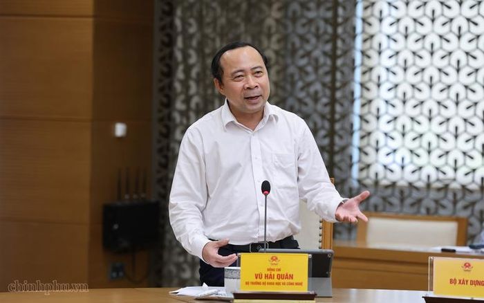 Bộ trưởng Bộ Khoa học và Công nghệ Vũ Hải Quân - Ảnh: VGP/Phương Nguyên