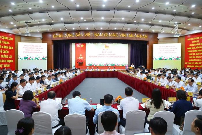 Hội nghị sơ kết công tác 6 tháng đầu năm và triển khai nhiệm vụ trọng tâm 6 tháng cuối năm 2026 của ngành Nội vụ - Ảnh: VGP/TG