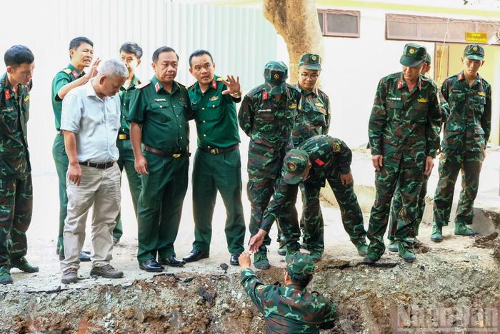 Theo Đội Quy tập hài cốt liệt sĩ thuộc Bộ Tư lệnh Thành phố Hồ Chí Minh, rãnh mộ đang khai quật có chiều dài khoảng 25m. Bề rộng hiện tại được mở rộng thêm khoảng 2m, tạo điều kiện thuận lợi cho việc tìm kiếm, cất bốc và bảo đảm an toàn trong quá trình thi công.