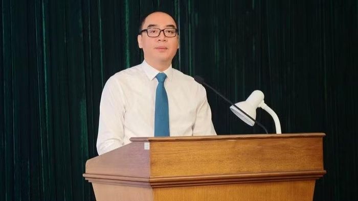 Phó Tổng Kiểm toán nhà nước Bùi Quốc Dũng phát biểu tại tọa đàm.
