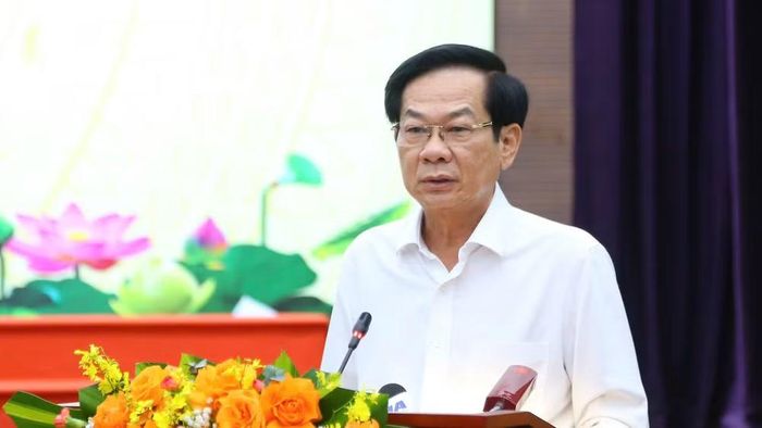 Bộ trưởng Nội vụ Đỗ Thanh Bình phát biểu tại hội nghị