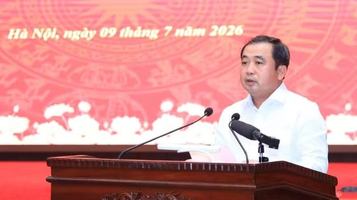 Đồng chí Trần Đức Thắng phát biểu chỉ đạo hội nghị.
