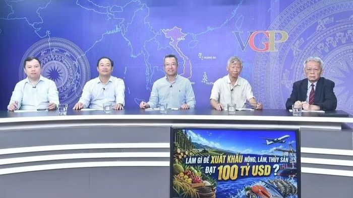 Quang cảnh cuộc Tọa đàm "Làm gì để xuất khẩu nông, lâm, thủy sản đạt 100 tỷ USD?". (Ảnh: VGP)