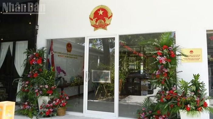 Văn phòng Lãnh sự danh dự Việt Nam tại Phuket. (Ảnh: XUÂN SƠN)