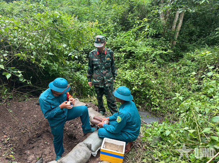 Các vật nổ được xử lý, hủy nổ theo đúng quy trình, bảo đảm an toàn tuyệt đối.