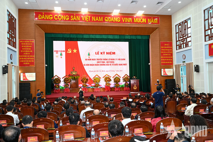 Quang cảnh lễ kỷ niệm. 