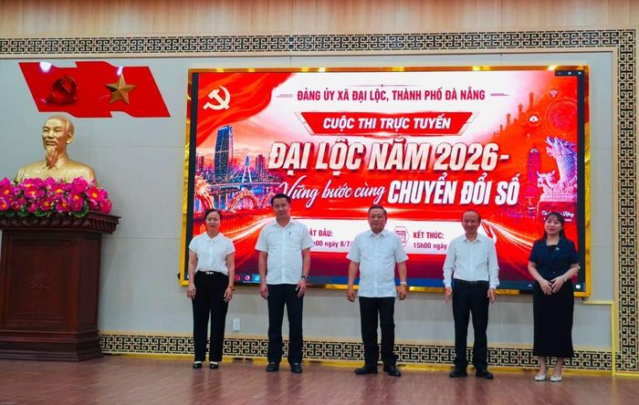 Phát động cuộc thi trực tuyến “Đại Lộc năm 2026 - Vững bước cùng chuyển đổi số”.