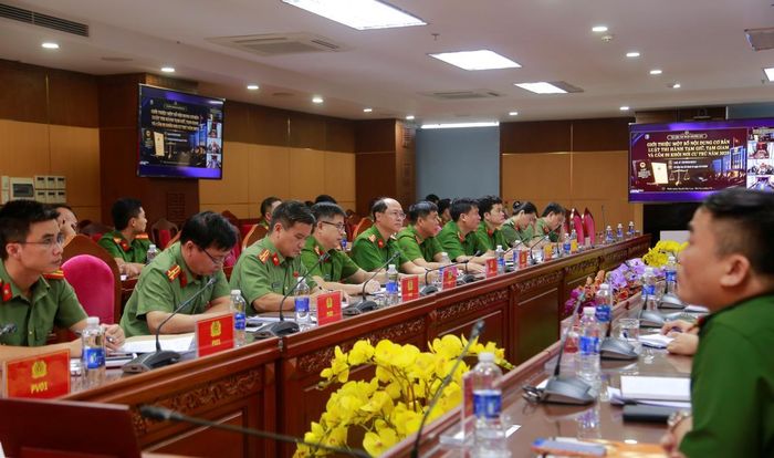 Điểm cầu Công an TP Đà Nẵng tham dự lớp tập huấn