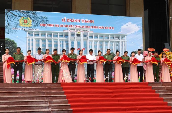 Lễ khánh thành Trụ sở Công an tỉnh Quảng Ngãi (cơ sở 2) tại xã Đăk Rơ Wa