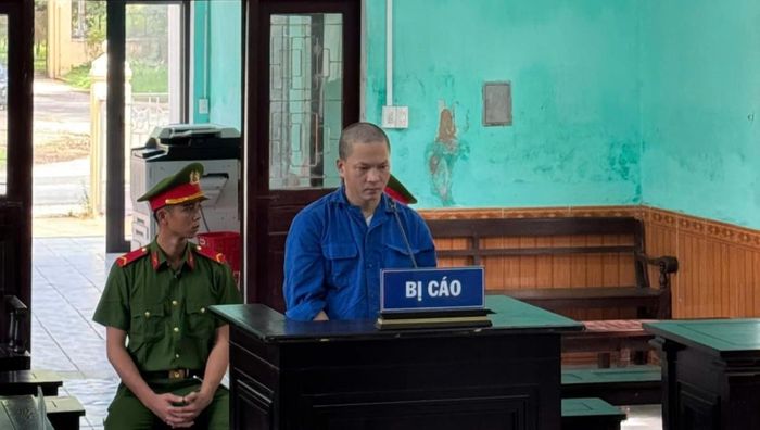 Bị cáo Hồ Văn Phương Tâm tại phiên tòa.