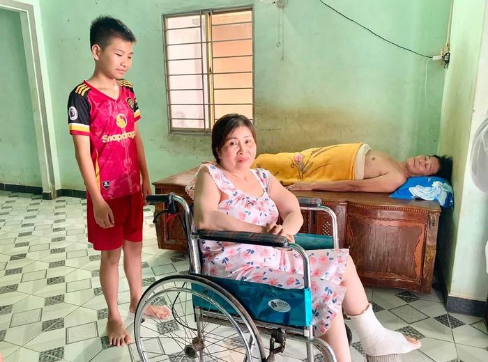 Biến cố liên tiếp ập tới gia đình ông Sỳ Voòng Sáng (xã Châu Đức). Ảnh: TRÚC GIANG