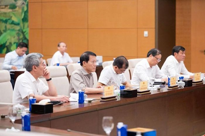  Bộ trưởng Bộ Công an Lương Tam Quang và các đại biểu dự họp. Ảnh: VIẾT CHUNG 