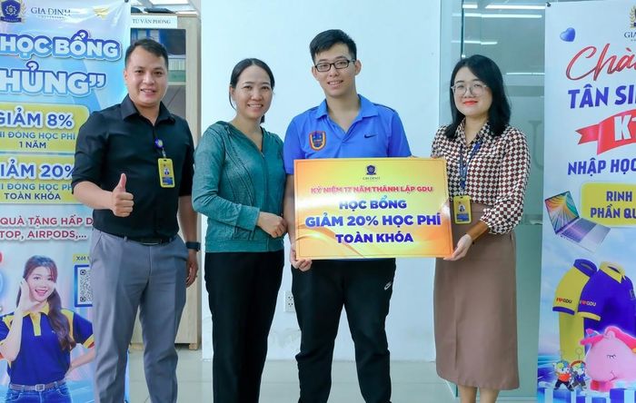  Khi đóng học phí toàn khóa tại GDU, thí sinh được giảm ngay 20% 
