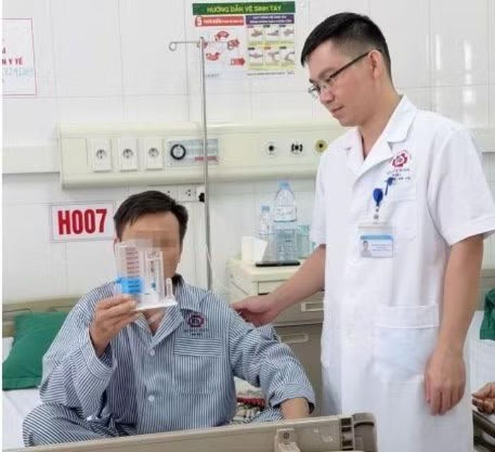 Bệnh nhân hồi phục sau phẫu thuật - Ảnh BVCC