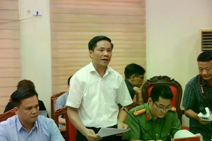 Ông Hoàng Minh Cảnh, Phó Giám đốc Sở Giáo dục và Đào tạo tỉnh Tuyên Quang.