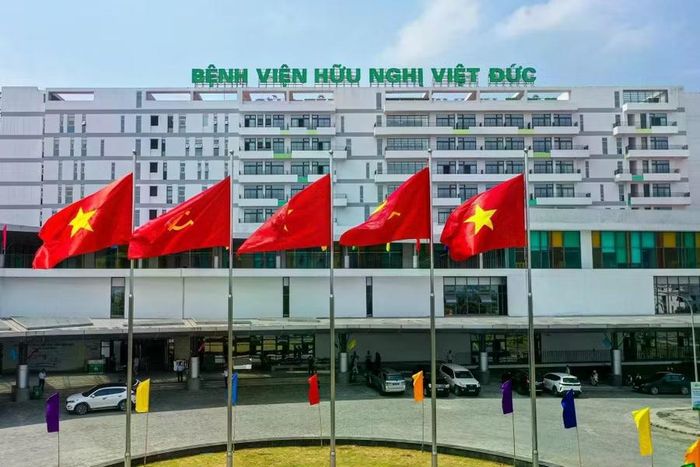 Bệnh viện Hữu nghị Việt Đức cơ sở Ninh Bình chính thức đi vào hoạt động từ ngày 9/7. Ảnh: BVCC.