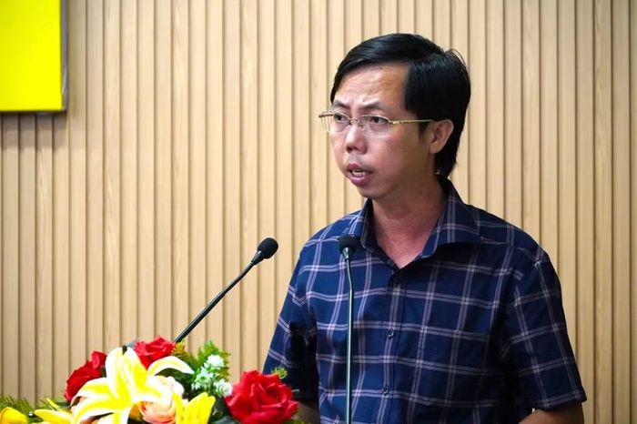 Ông Lý Vỹ Triều Dương, Phó Giám đốc Sở Văn hóa, Thể thao và Du lịch thông tin sự kiện tại họp báo