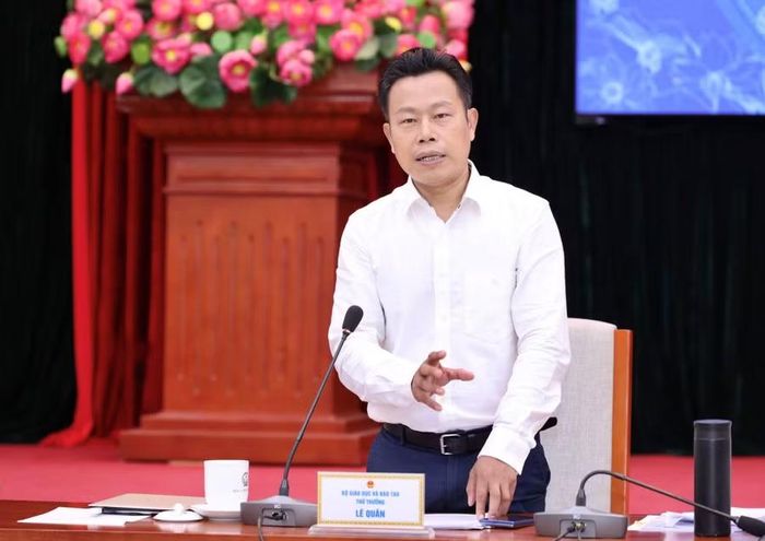Thứ trưởng Lê Quân phát biểu tại Hội nghị. Ảnh: Nguyễn Mạnh