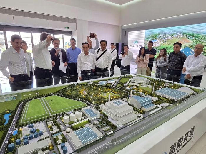 Đoàn tham quan nhà máy xử lý rác thải sinh hoạt Cao An Đồn - Bắc Kinh